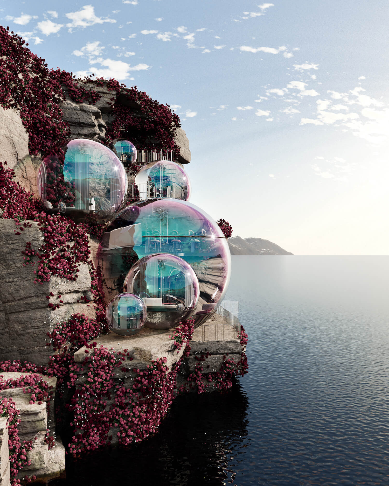 The Bubble House, dise&ntilde;o de Sarah Habib
