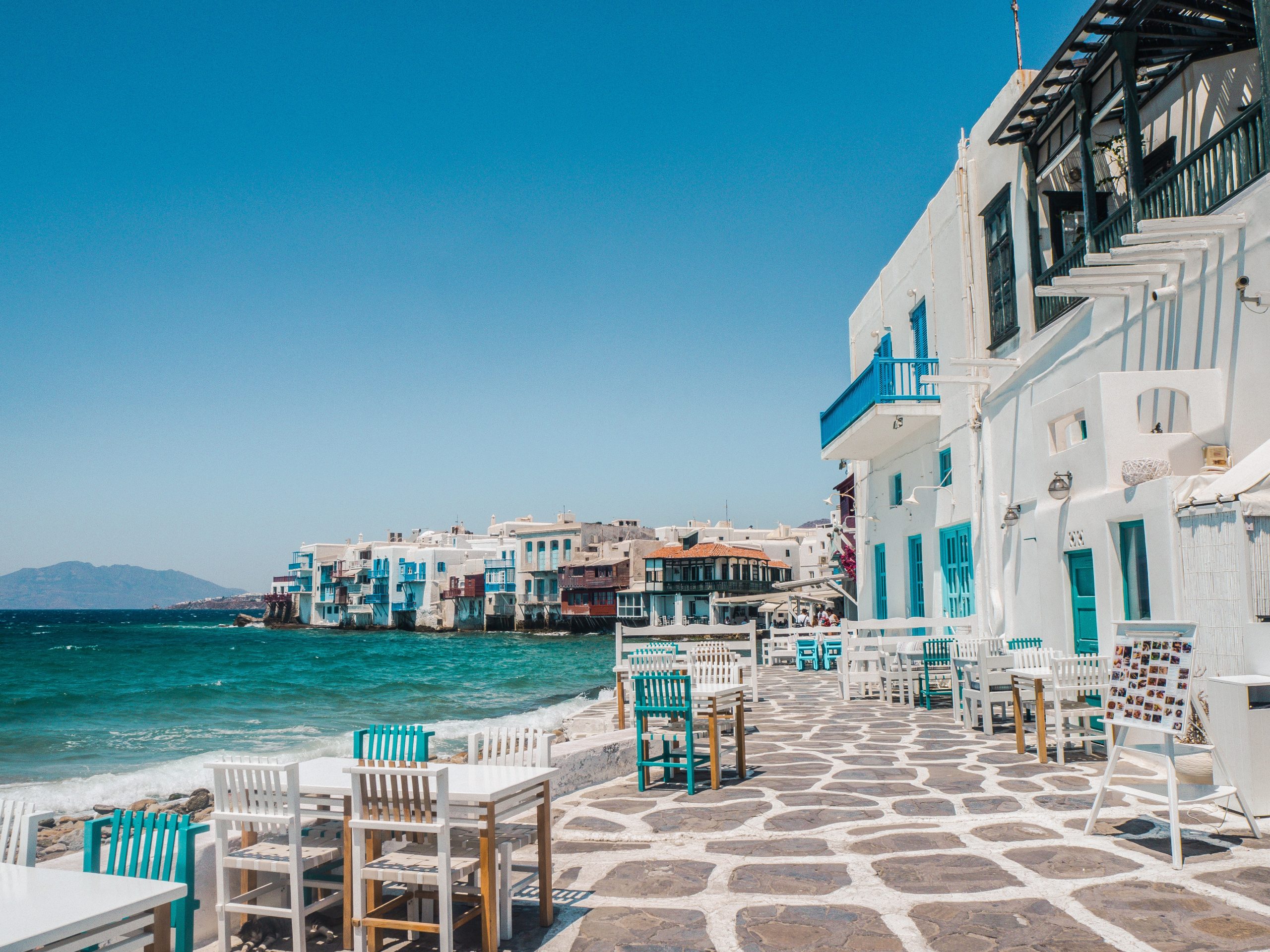 Postal de Mykonos en Grecia