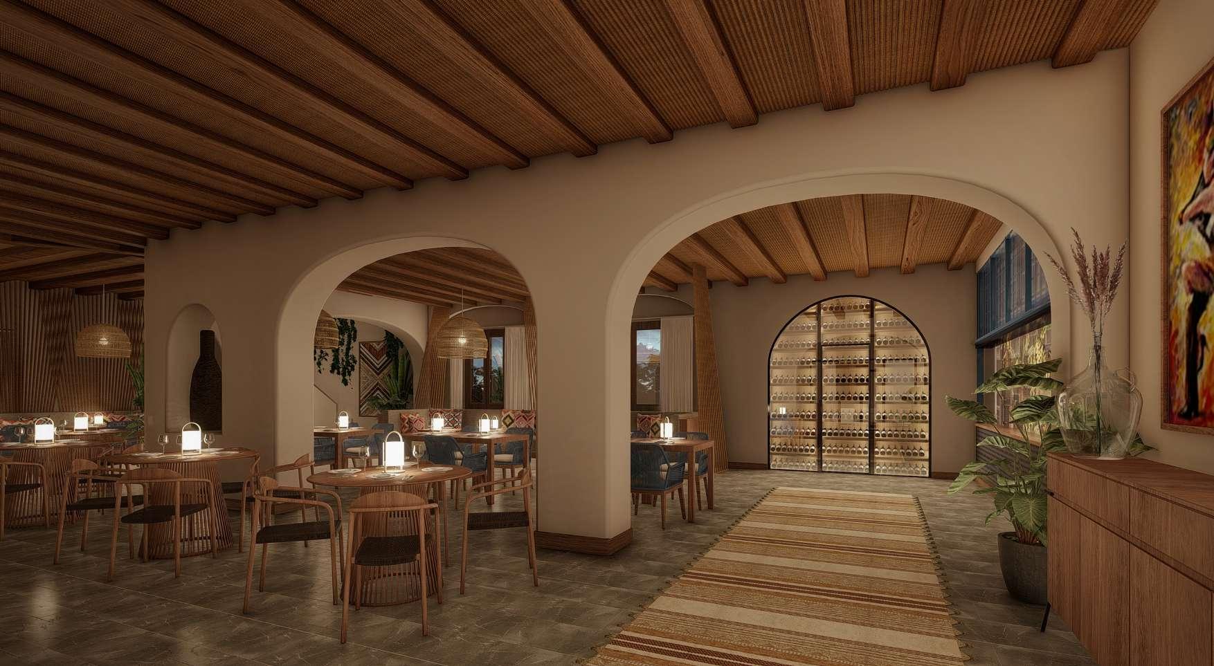 Uno de los restaurantes de TRS Ibiza Hotel