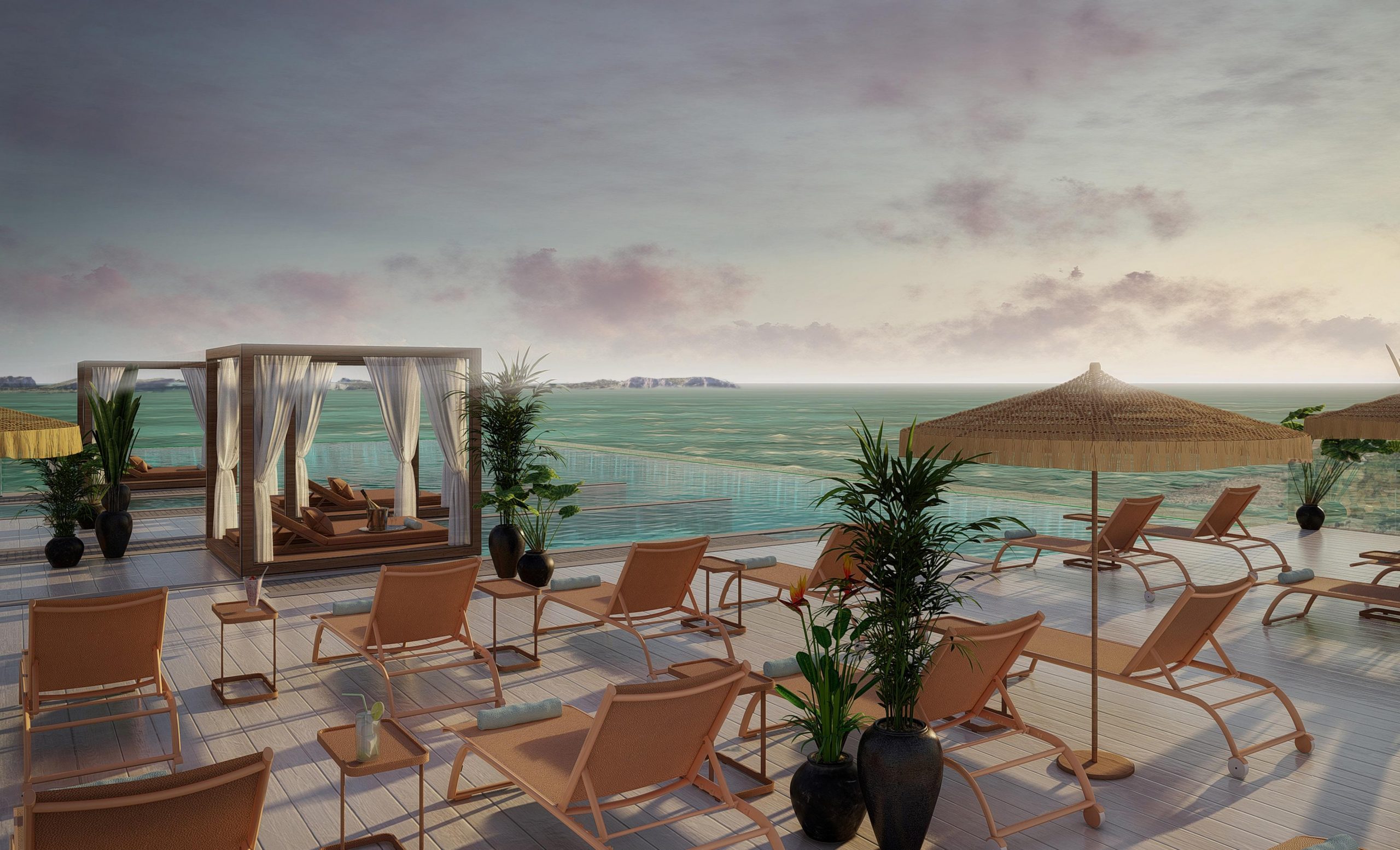 La zona m&aacute;s alta de TRS Ibiza Hotel