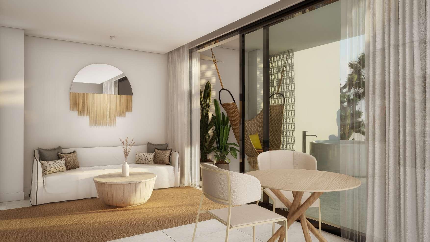 Una de las habitaciones de TRS Ibiza Hotel