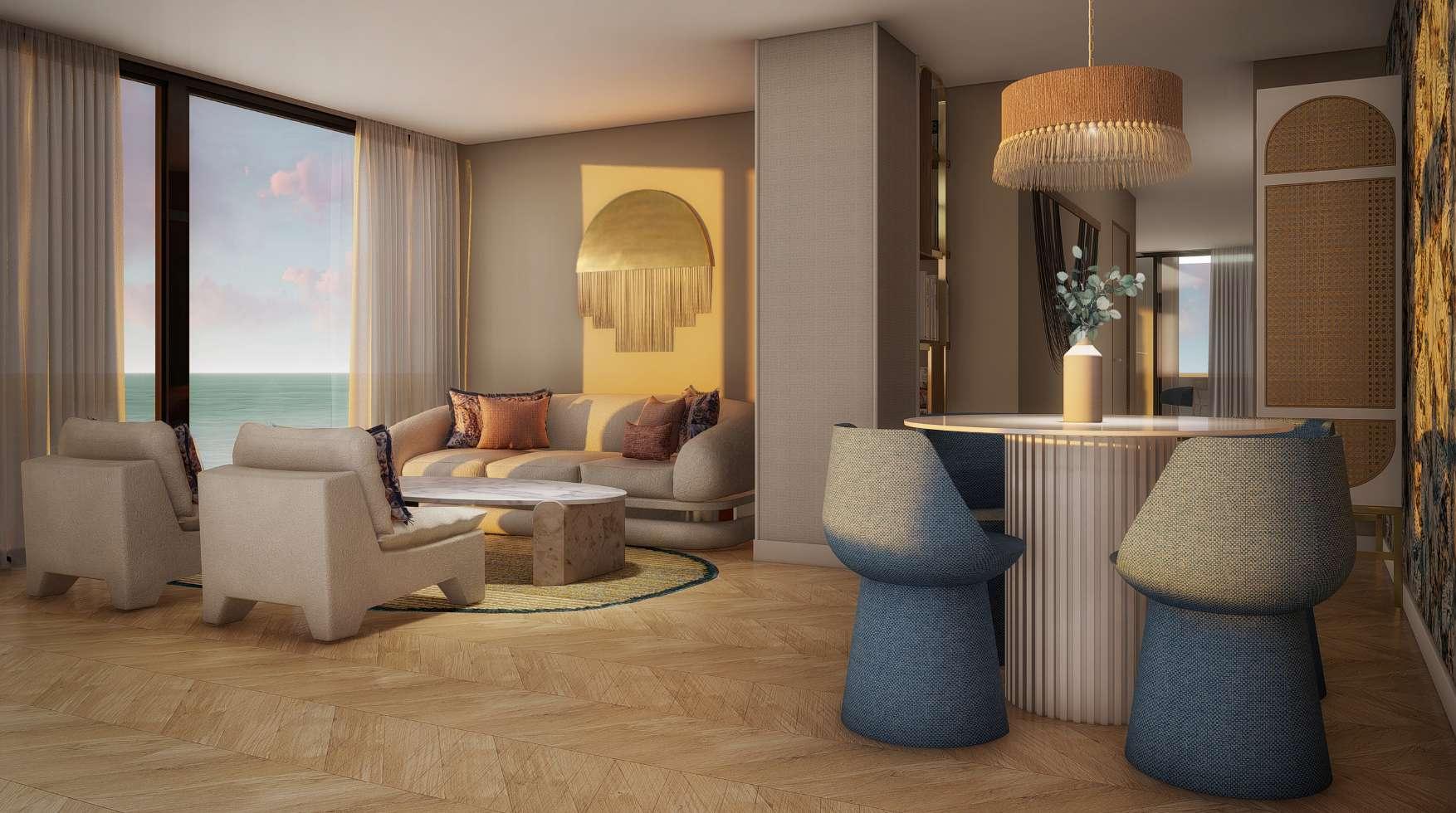 Una de las habitaciones de TRS Ibiza Hotel