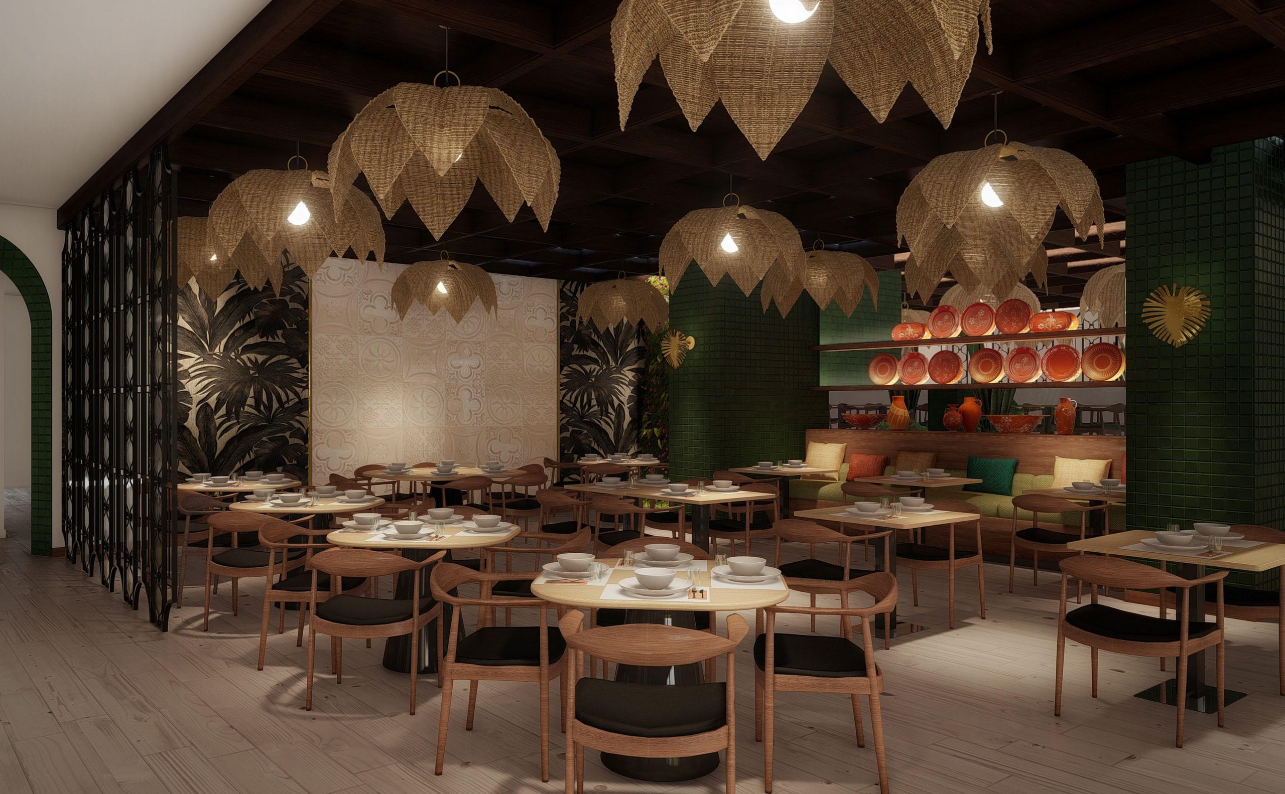 Uno de los restaurantes de TRS Ibiza Hotel
