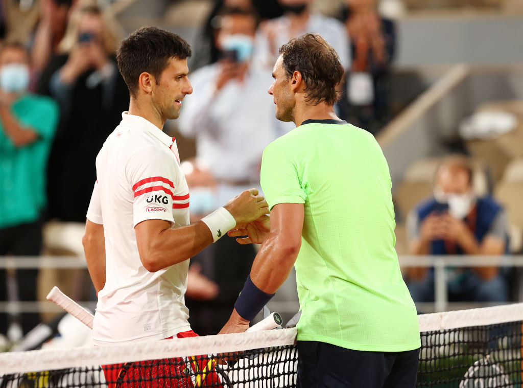 Novak Djokovic y Rafa Nadal