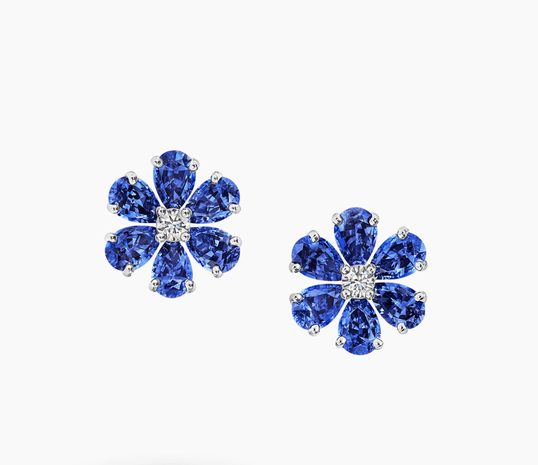 Pendientes azules de Harry Winston