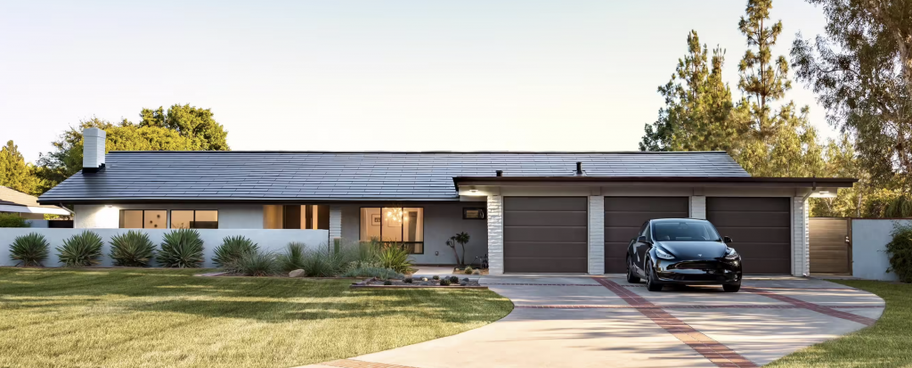 Cubierta solar Tesla