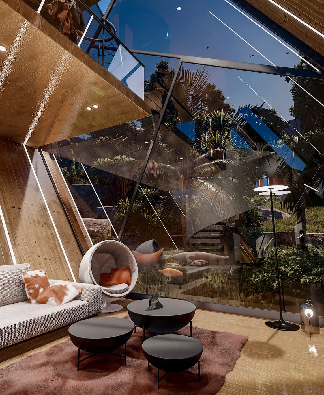 Interior ‘Broken Diamond House’