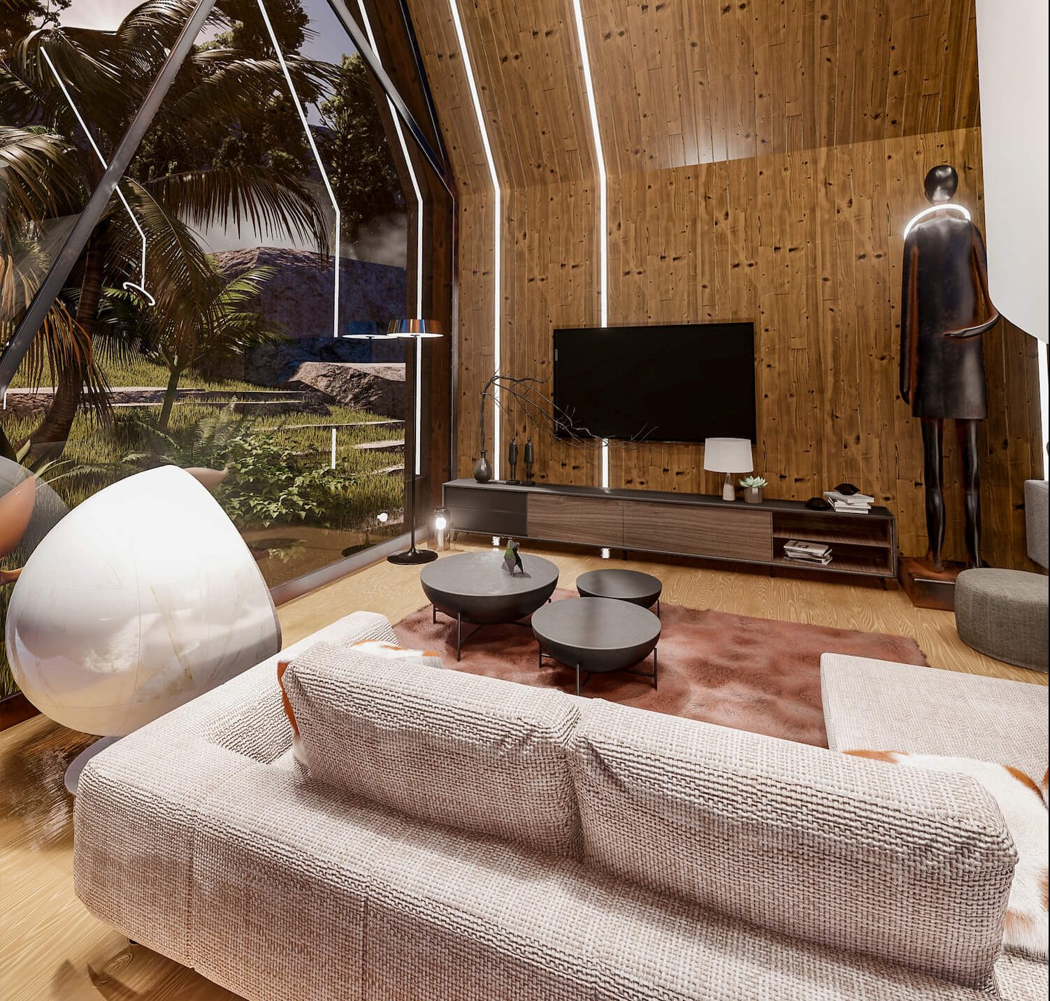 Interior ‘Broken Diamond House’