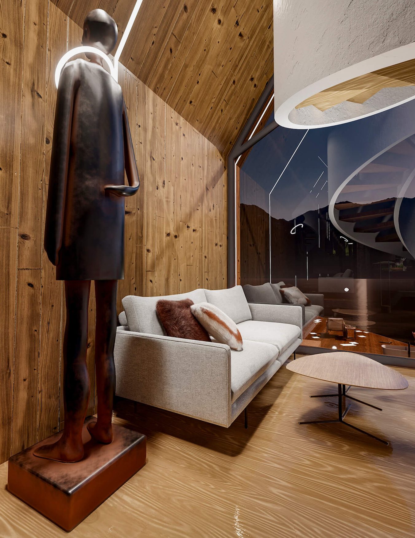 Interior ‘Broken Diamond House’