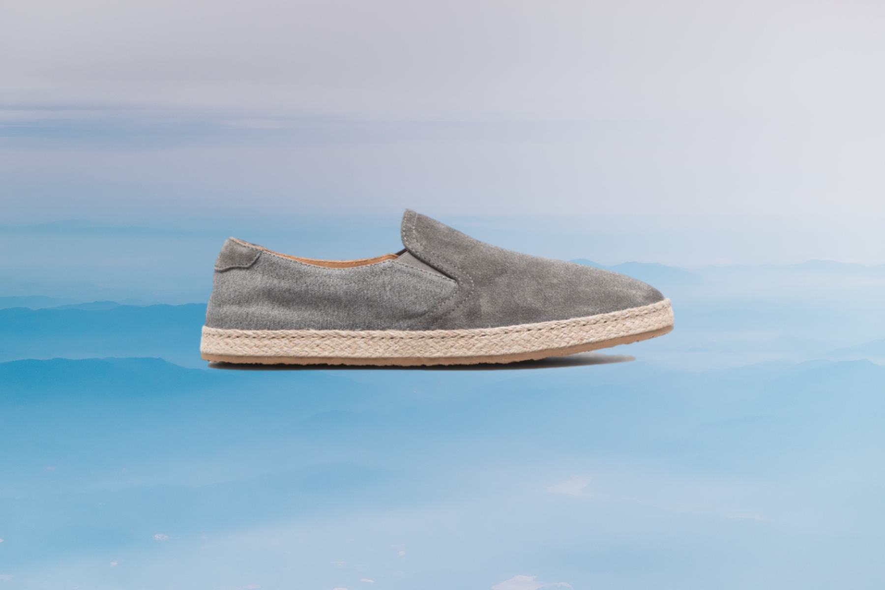 Alpargatas de ante slip-on