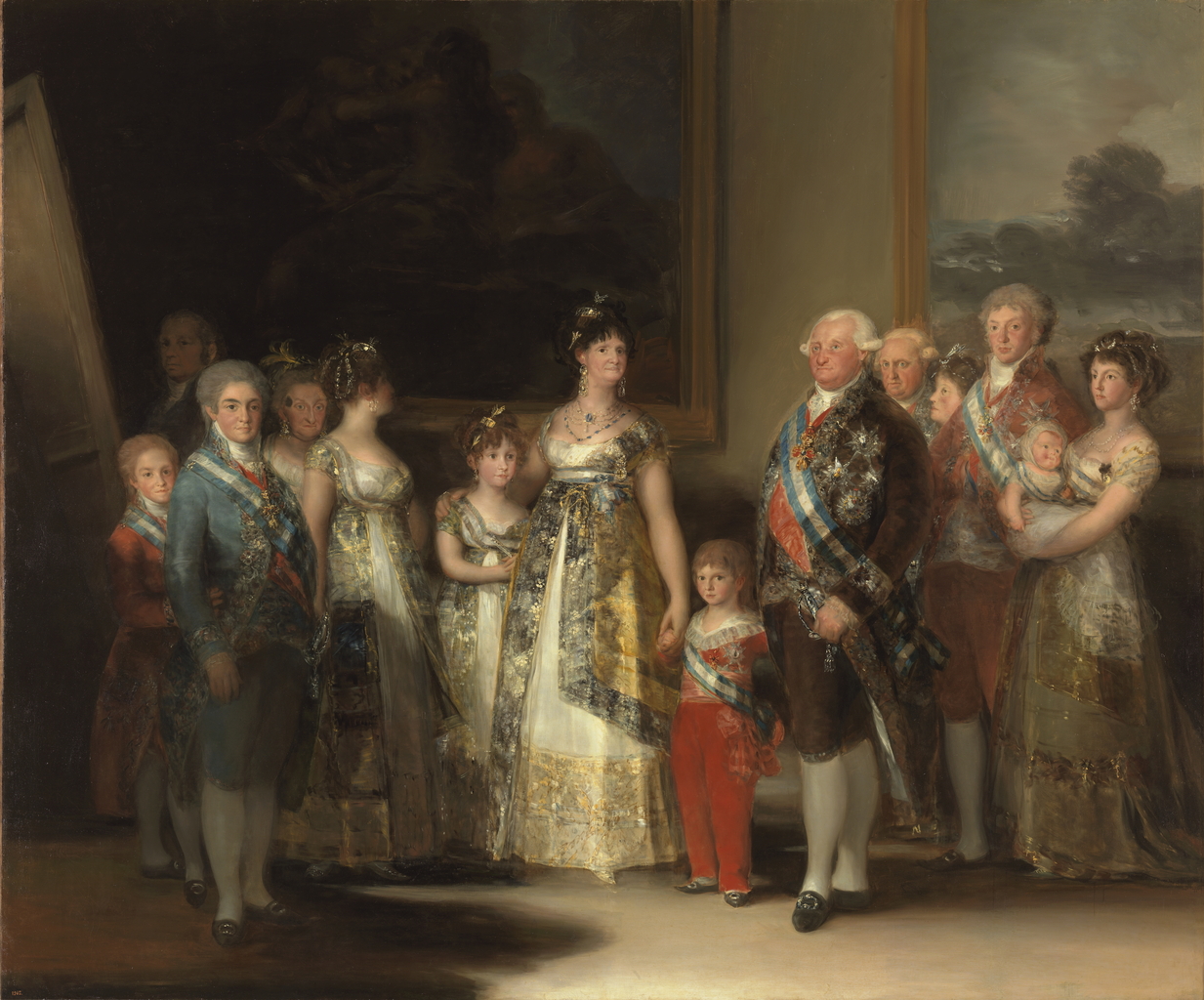 'La familia de Carlos IV', de Goya