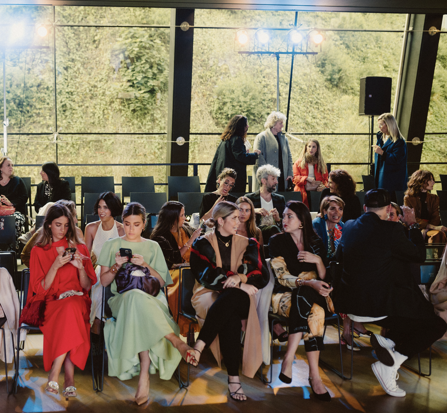 El front row del desfile de ES Fascinante