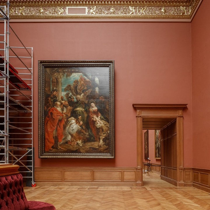 Uno de los cuadros de Rubens