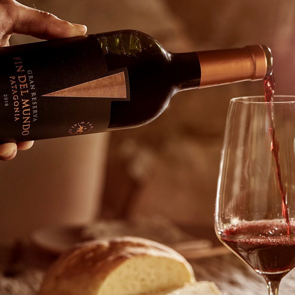 Vino de la bodega del Fin del Mundo