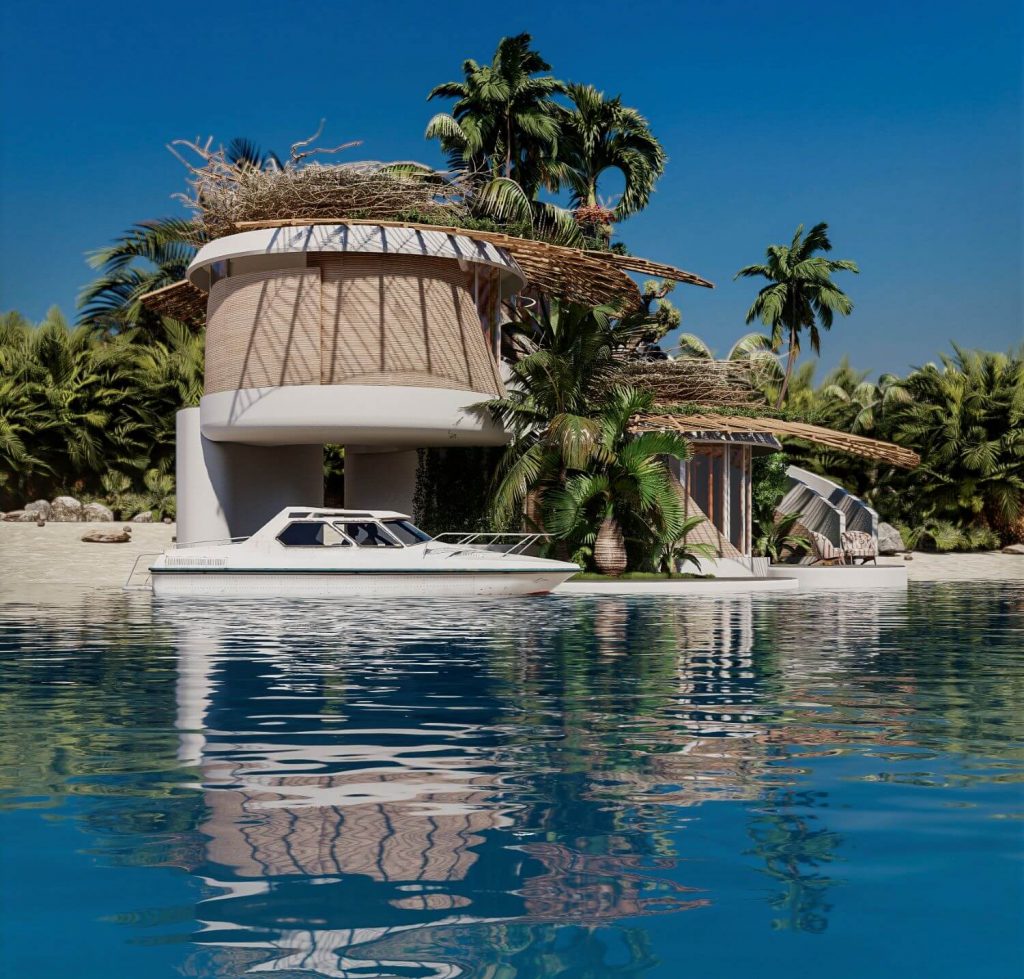 Proyecto de vivienda en Maldivas de Veliz Arquitectura