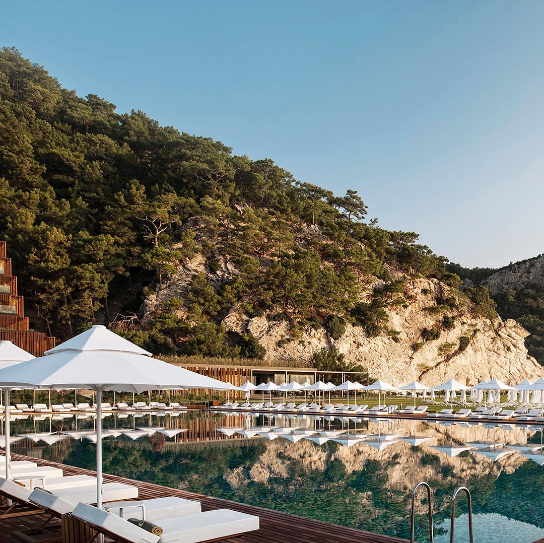 Piscina del resort de Kemer