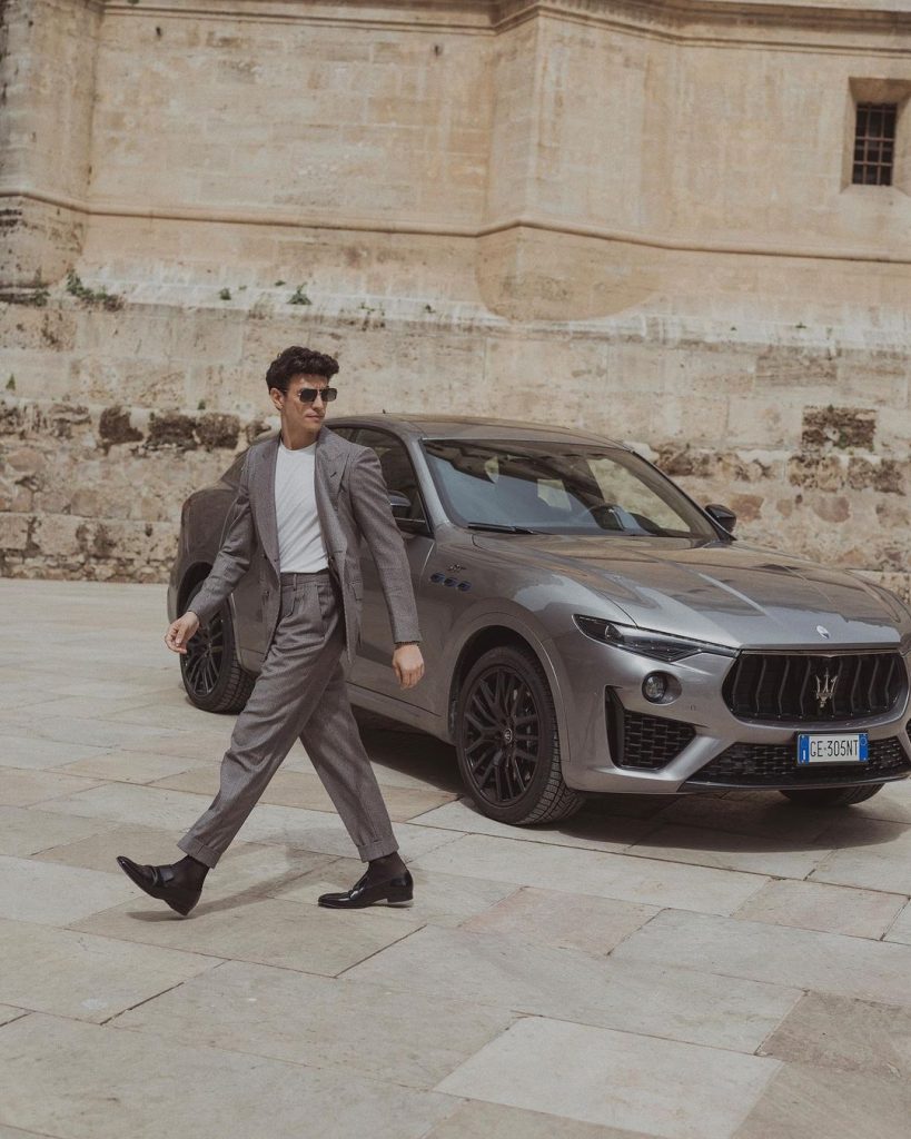 Nacho Yanes publicitando Maserati