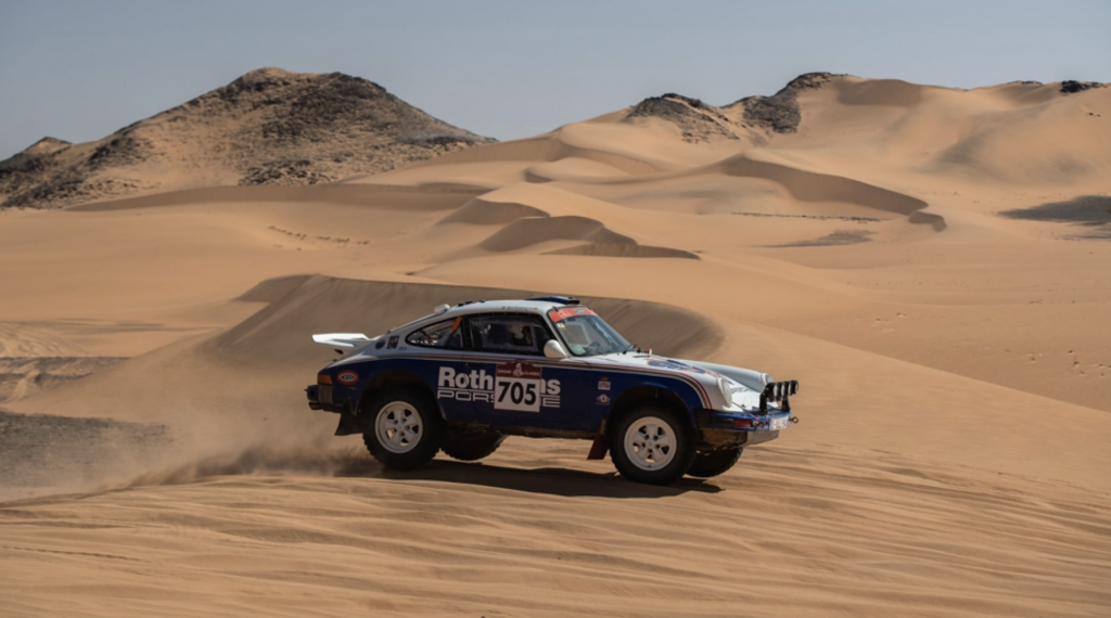 Un Porsche en el Dakar