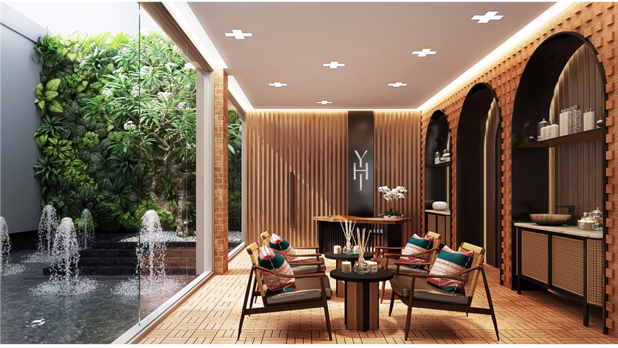 Uno de los rincones de Meliá Chiang Mai