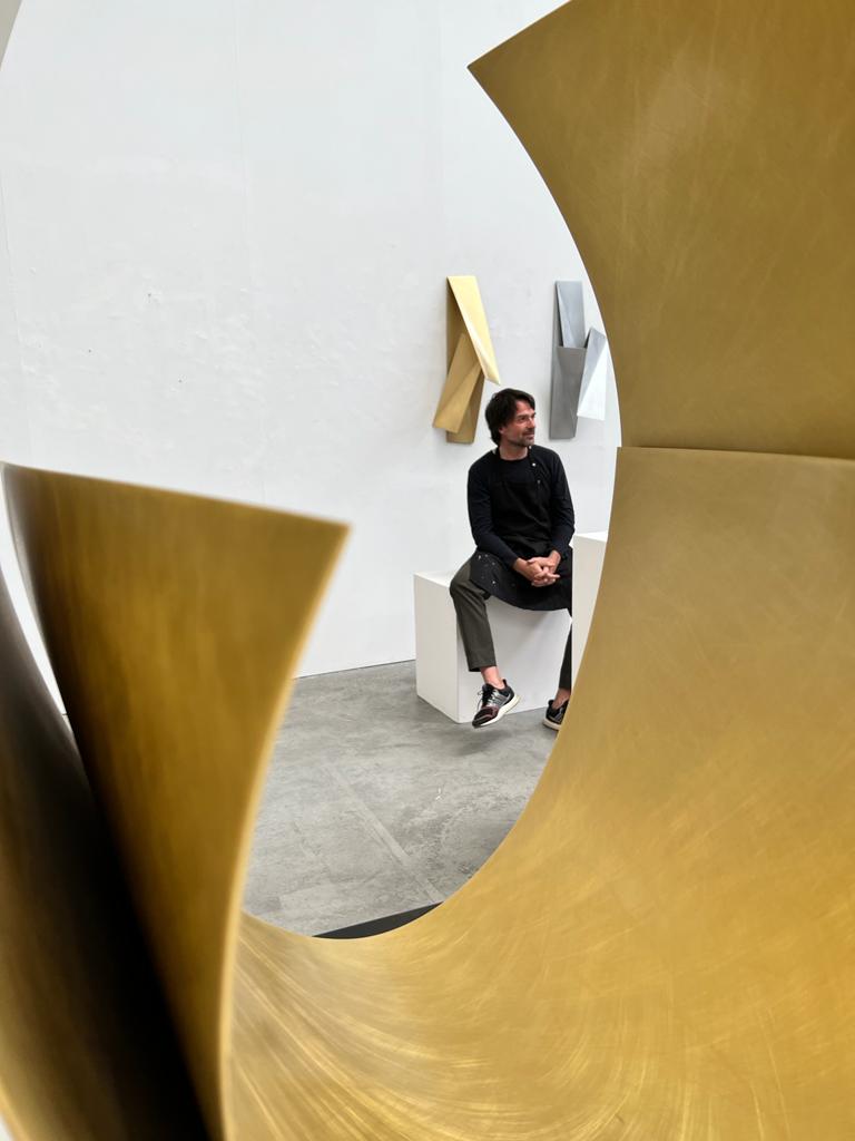 El escultor David Rodr&iacute;guez Caballero