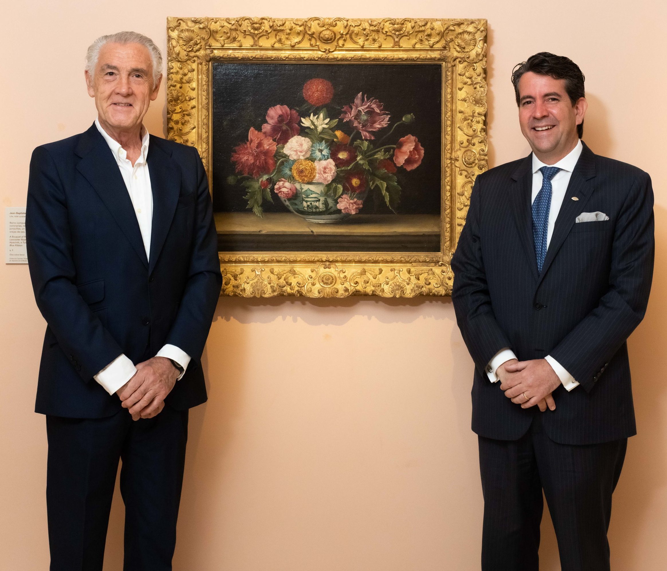 Izq.: Evelio Acevedo, director gerente del Museo Nacional Thyssen-Bornemisza. Dch.: Greg Liddell, director general de Mandarin Oriental Ritz, Madrid.
