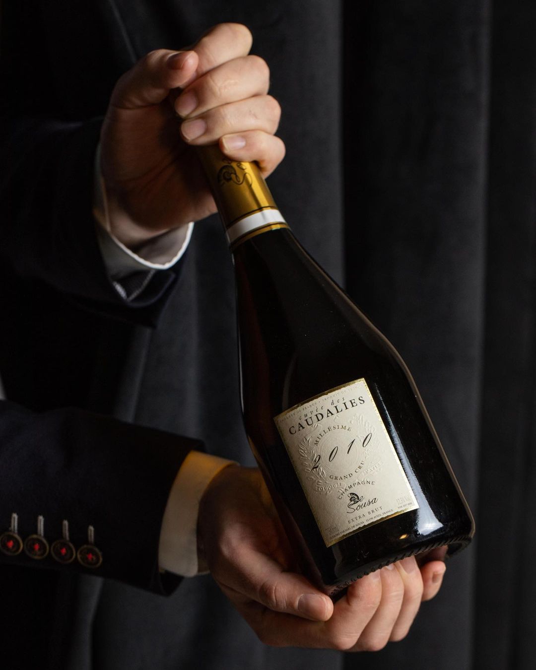 Uno de los champagne de Zuara Sushi