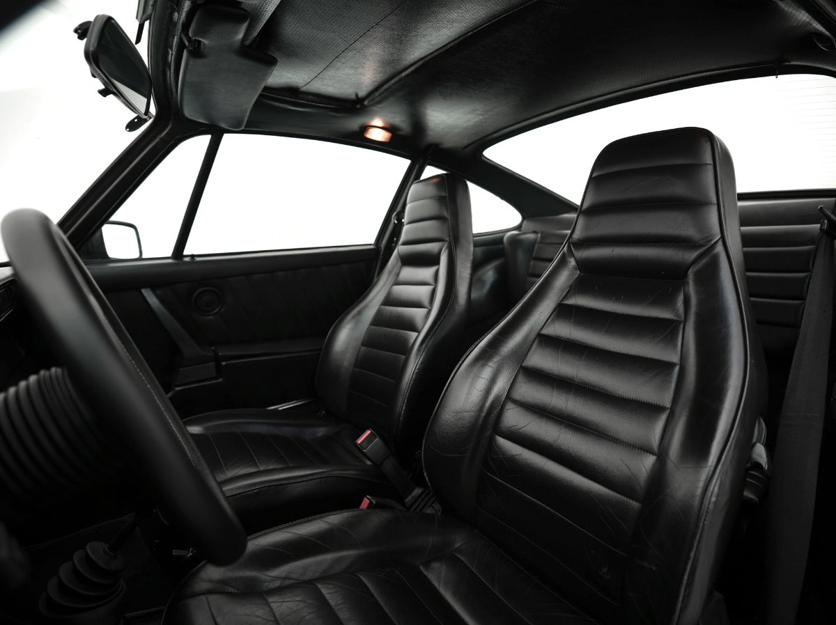 Interior de un Porsche