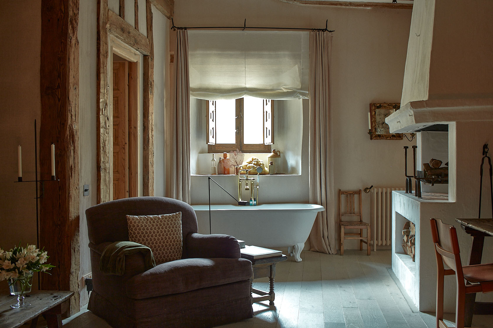 Una de las habitaciones de Casa Taberna