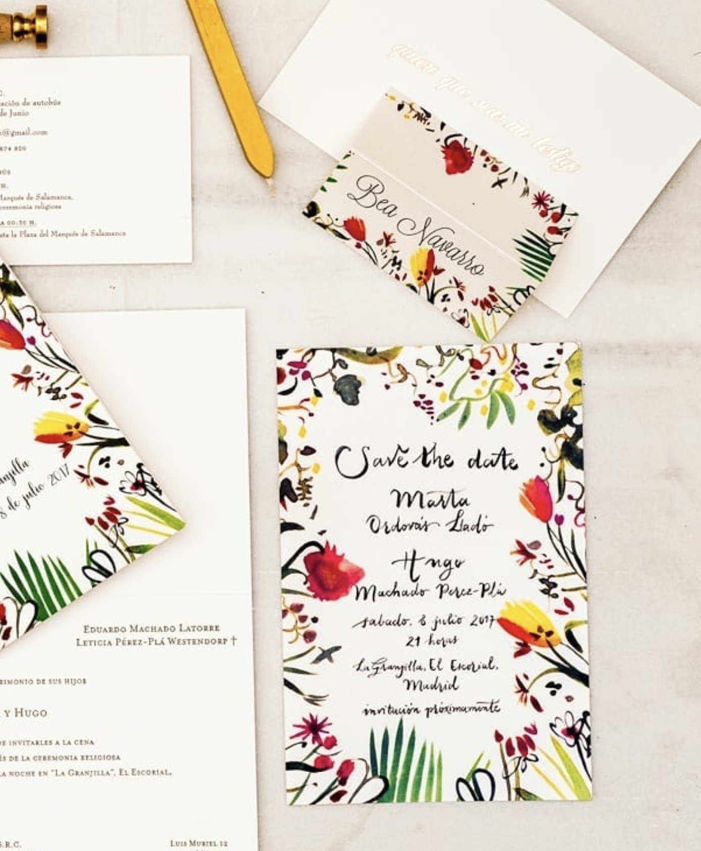 invitaci&oacute;n de boda