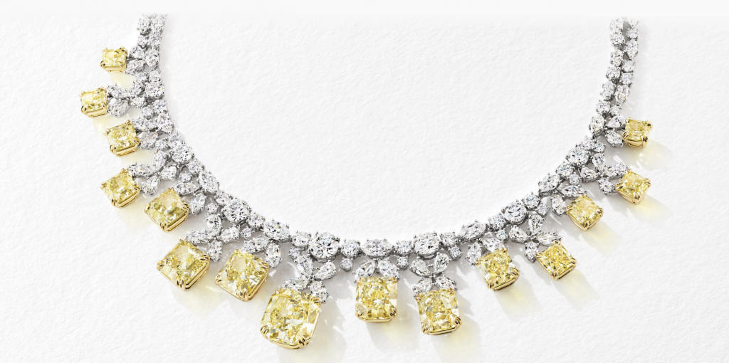 Diamantes amarillos de Harry Winston