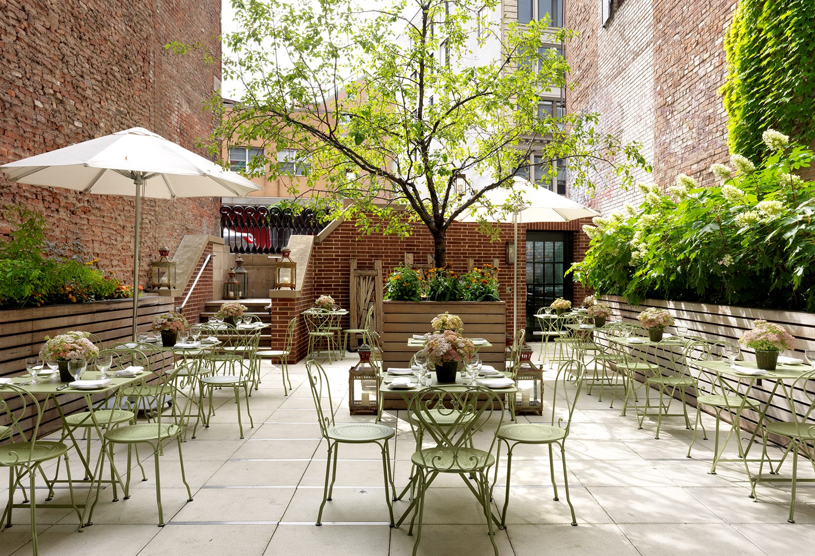 La terraza del hotel Crosby
