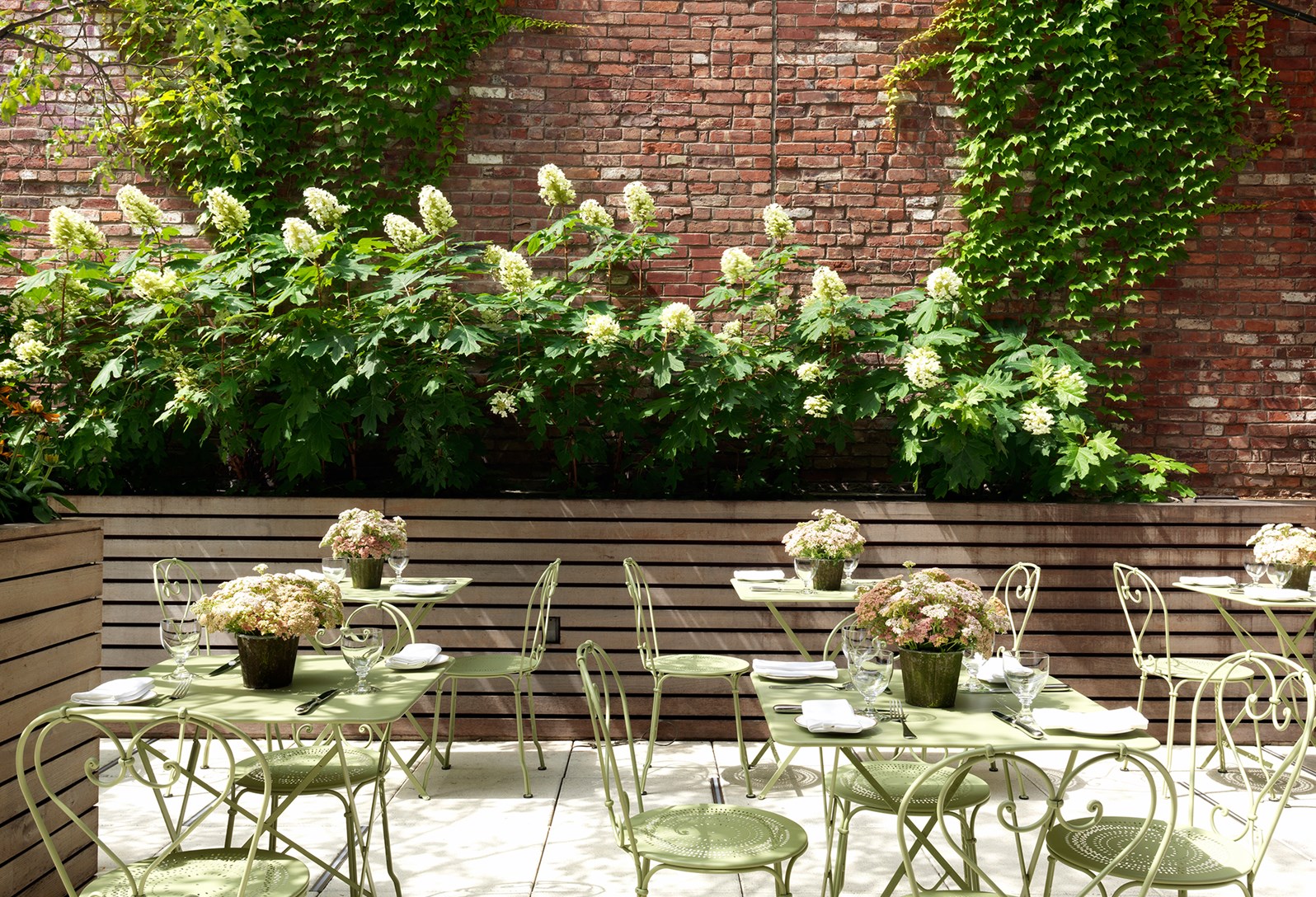 La terraza del hotel Crosby