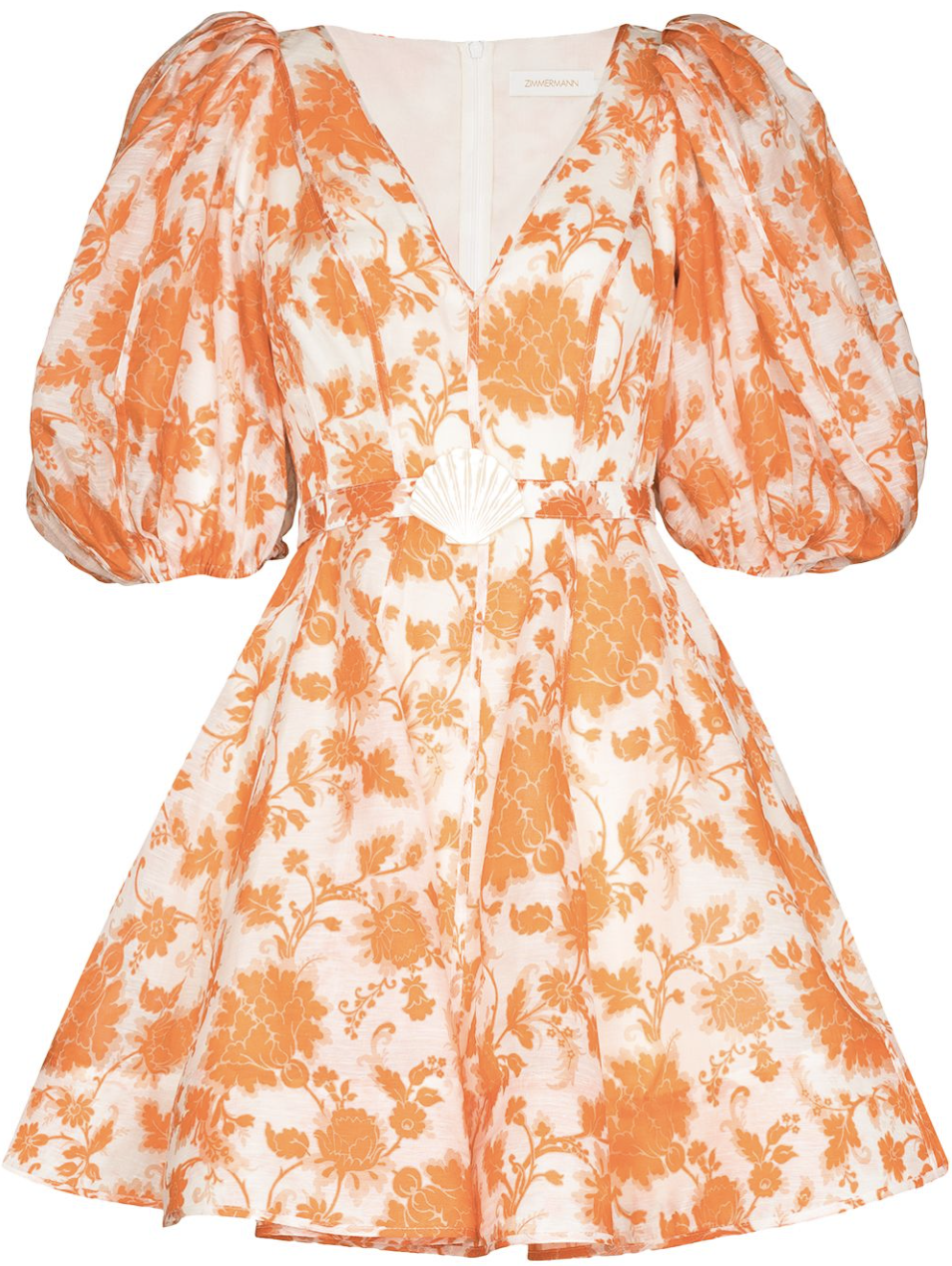 Vestido naranja de Zimmermann
