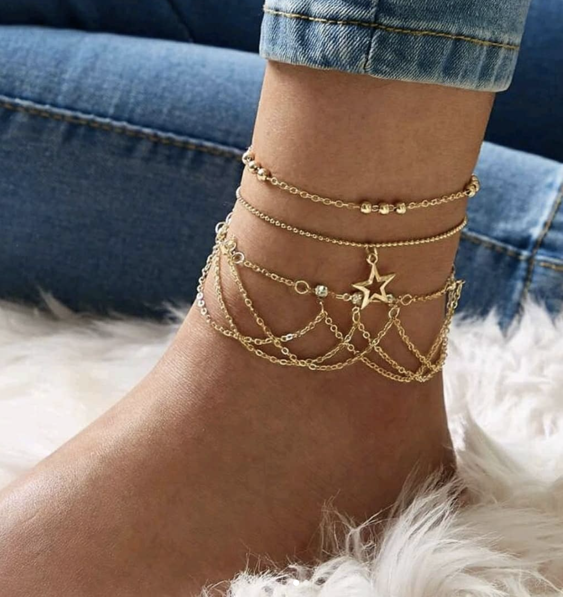 Pulseras de pie