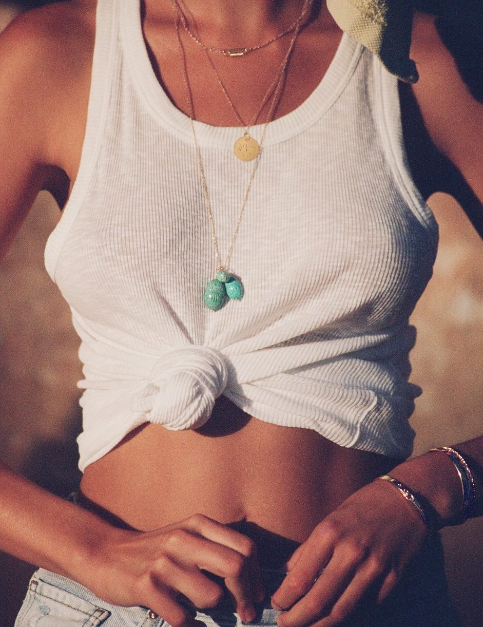 Modelo con joyas de Aur&eacute;lie Biedermann