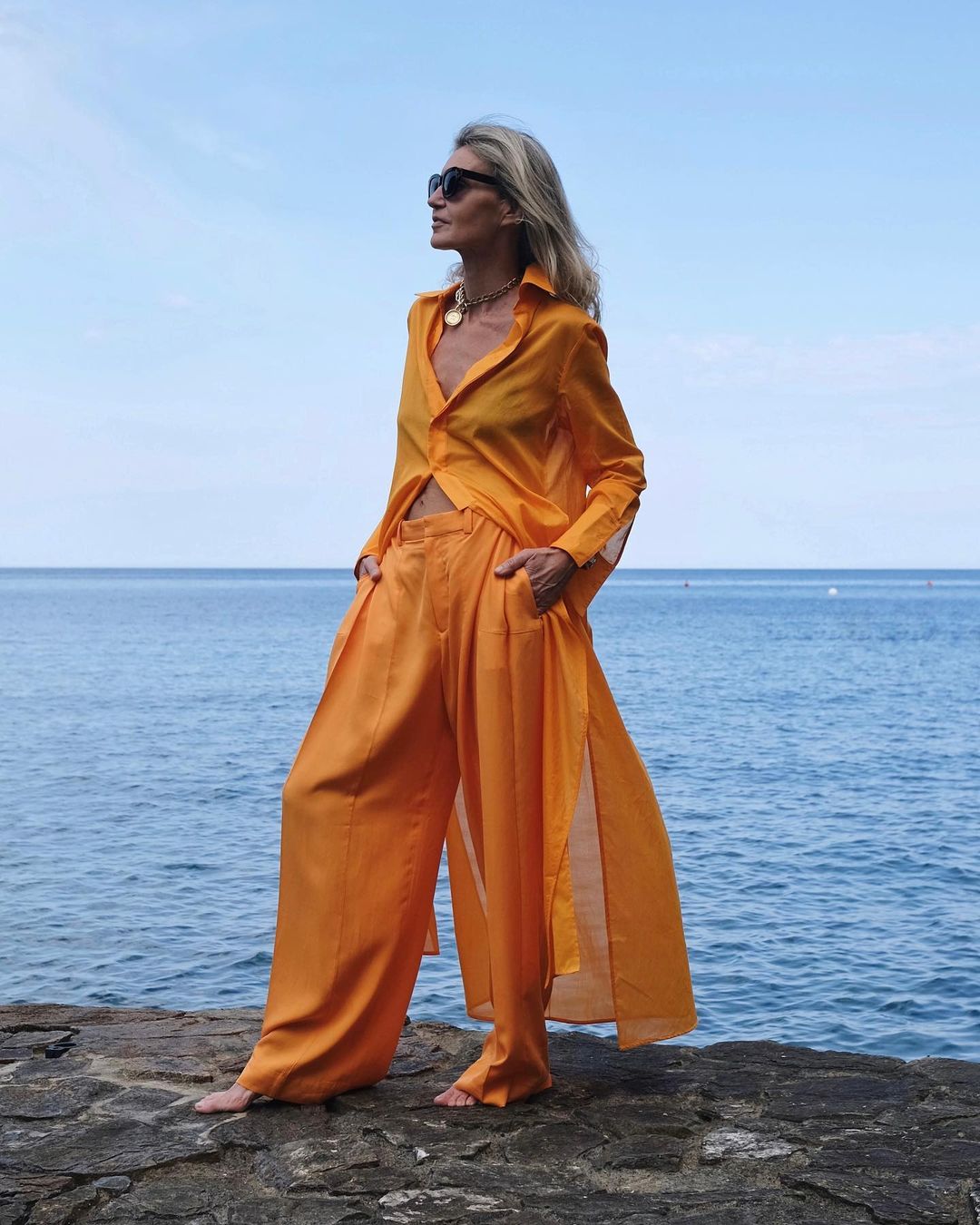 Patrizia Casarini de naranja