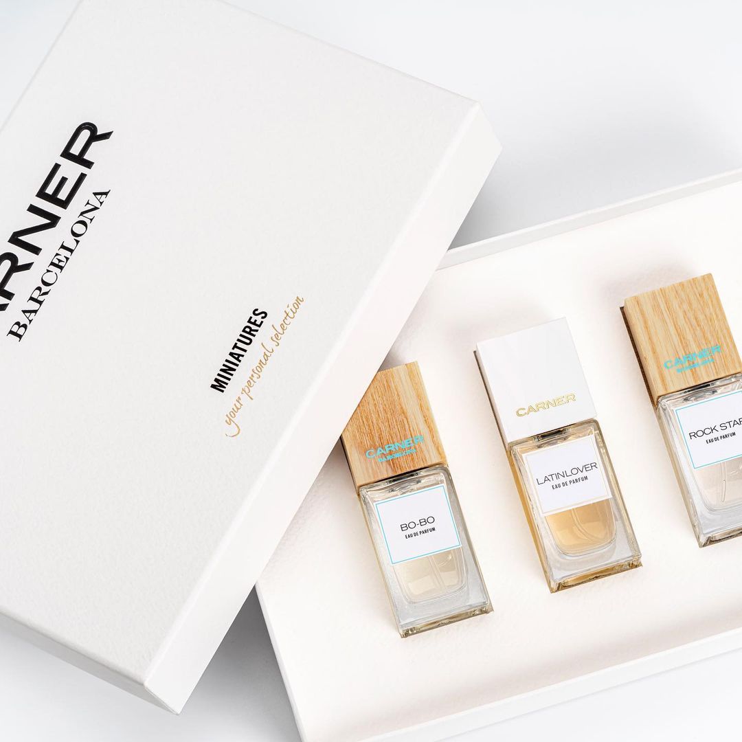 Algunos de los perfumes de Carner