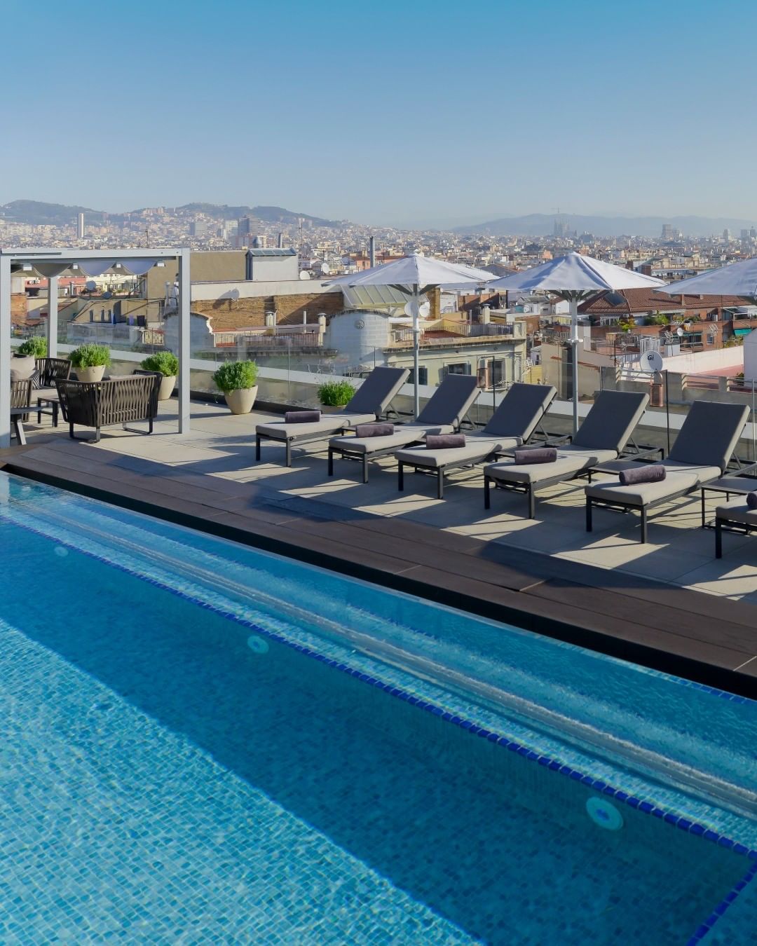 La piscina del hotel Intercontinental