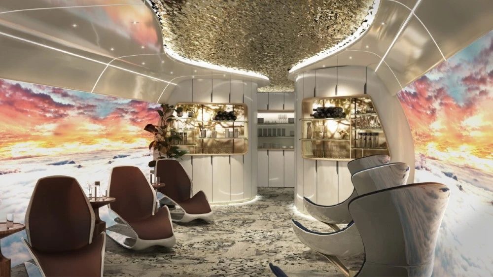 Interior jet privado Boeing&nbsp;Business Jet&nbsp;Max 8