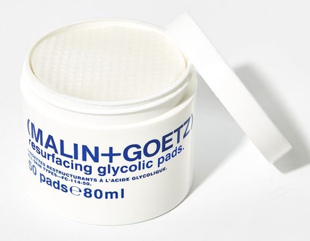 Almohadillas glicólicas exfoliantes