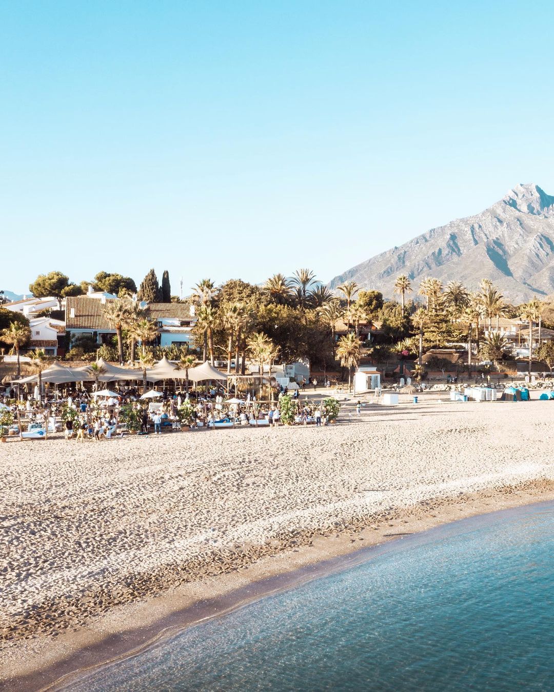 La playa de Marbella