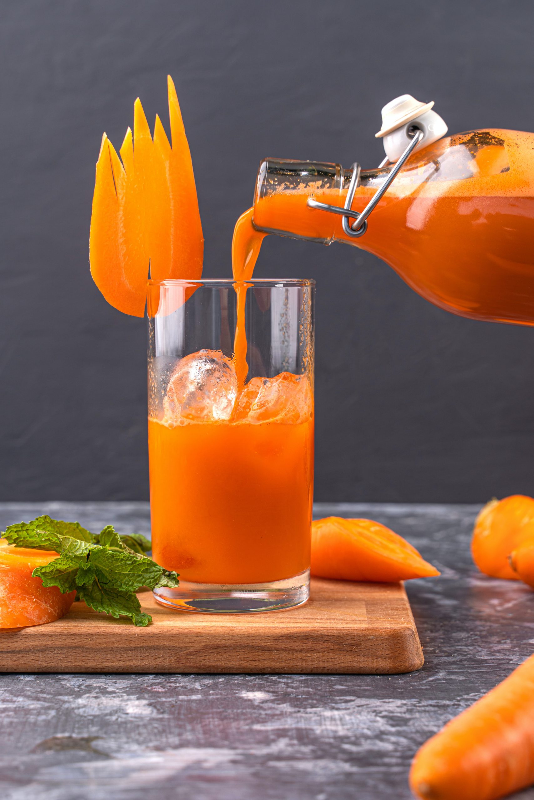 Zumo de zanahoria y naranja