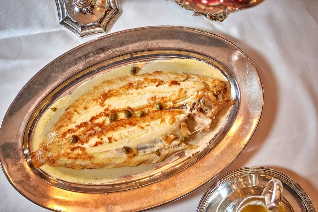 Uno de los platos de Lhardy