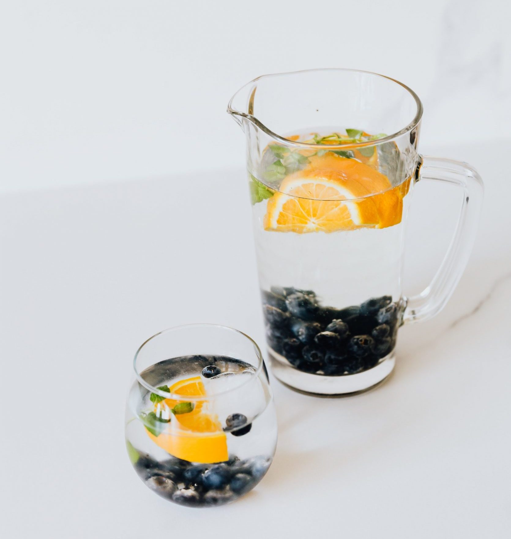 Agua con fruta