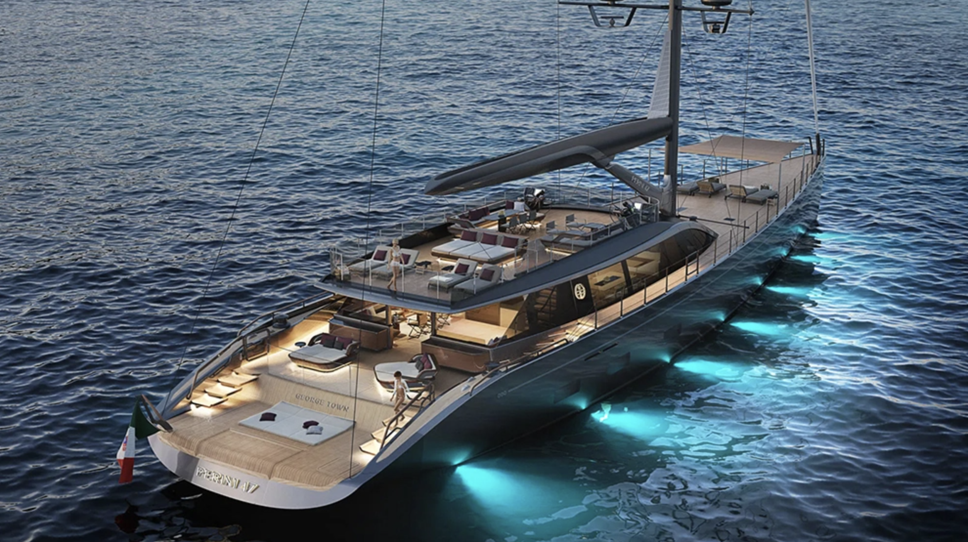Velero de Perini Navi