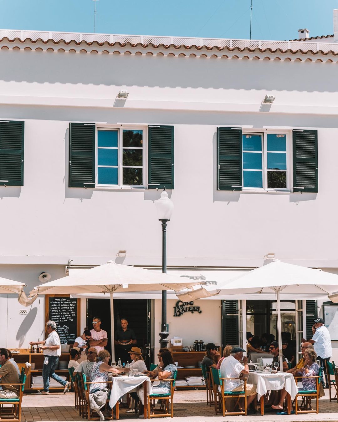 La terraza del Café Balear