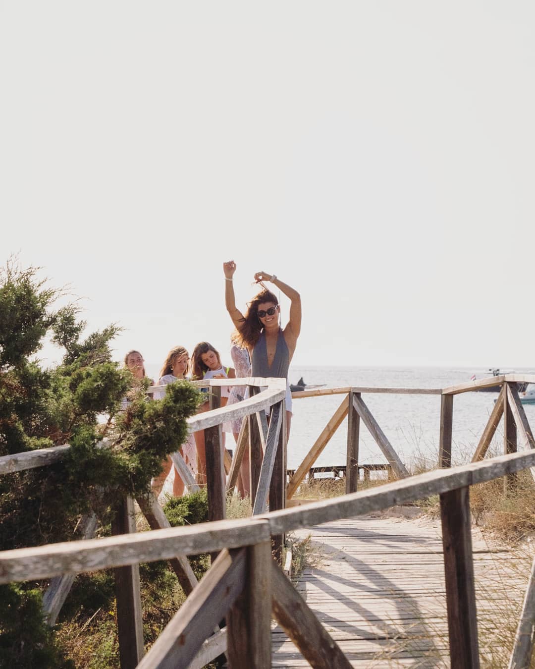 Entrando en Beso Beach Formentera