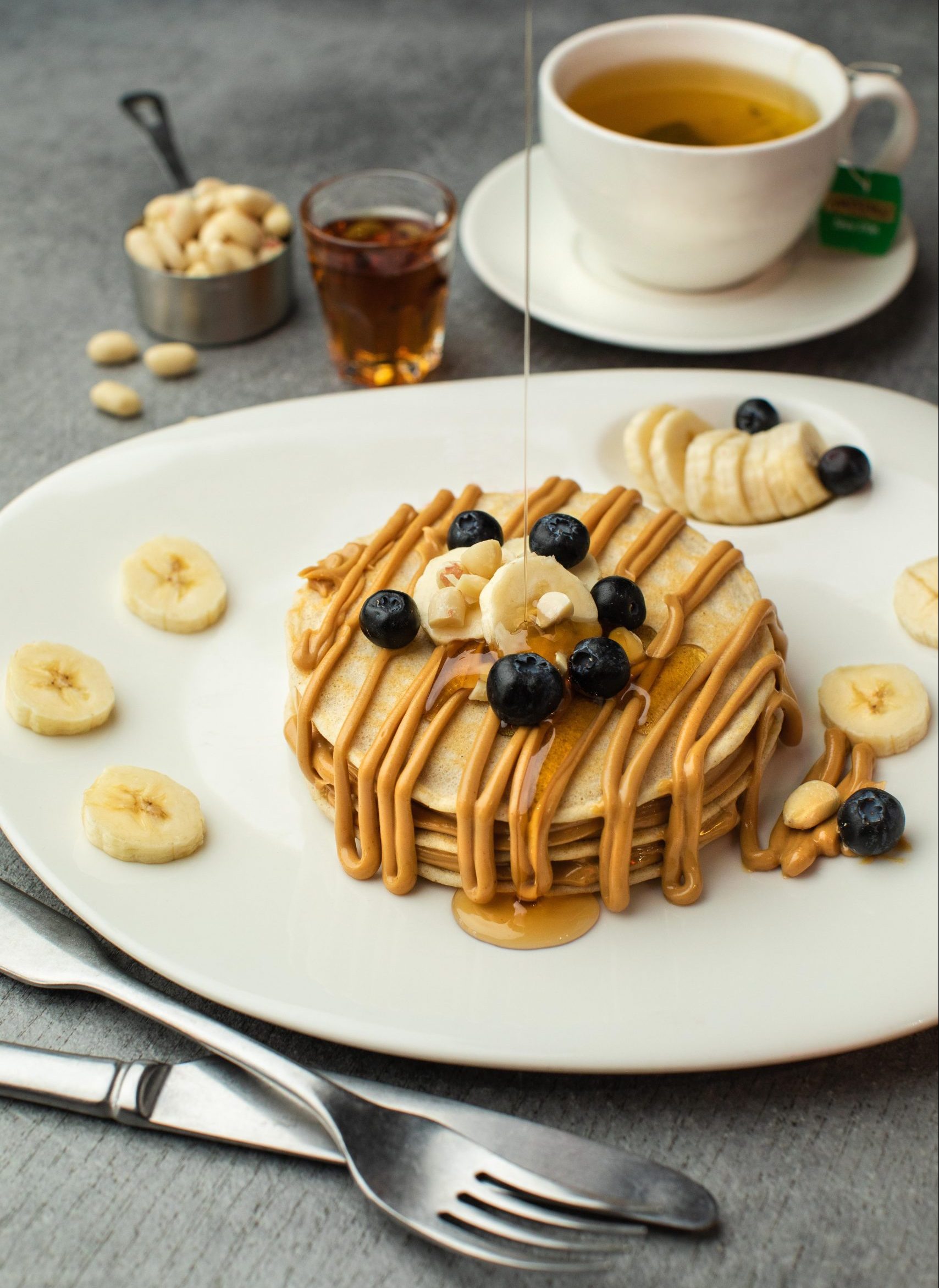 Tortitas con plátano