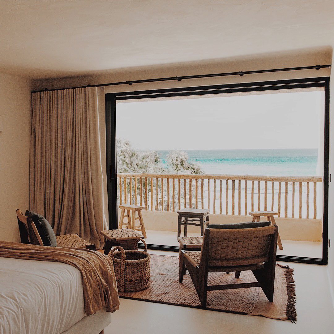 Una de las habitaciones de Casa Pacha