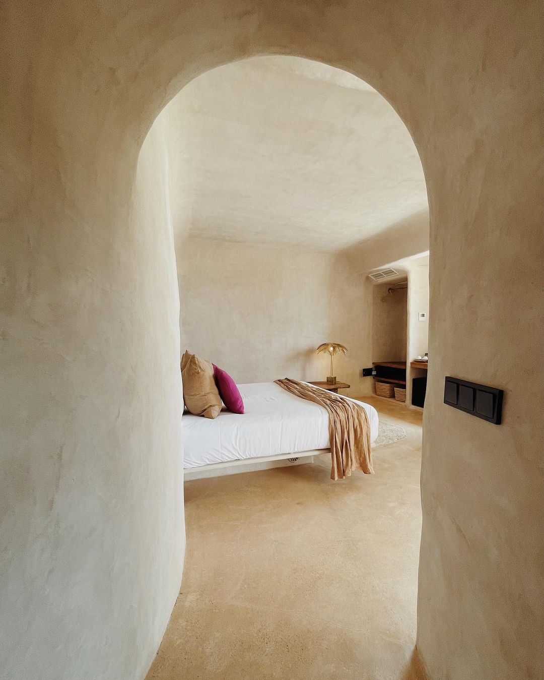 Una de las habitaciones de Casa Pacha